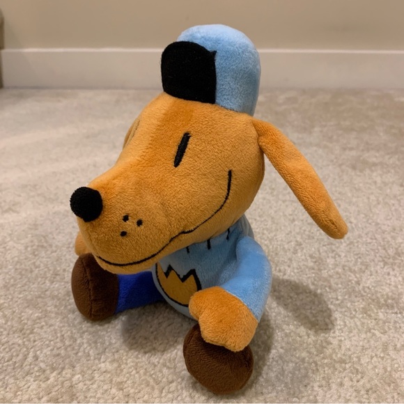 Dog Man 9.5" Plush Toy Stuffed Animal Dav Pilkey Beanie Figure - Picture 9 of 12